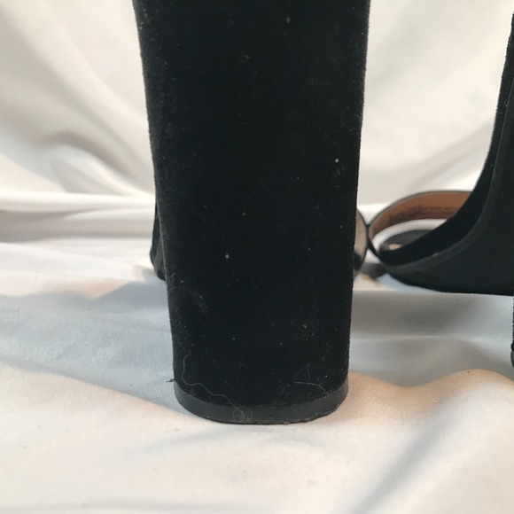 Merona Slingback Open Toe Block Heels Buckle Strap Womens US 8 EU 38.5 UK 6 - Picture 8 of 13